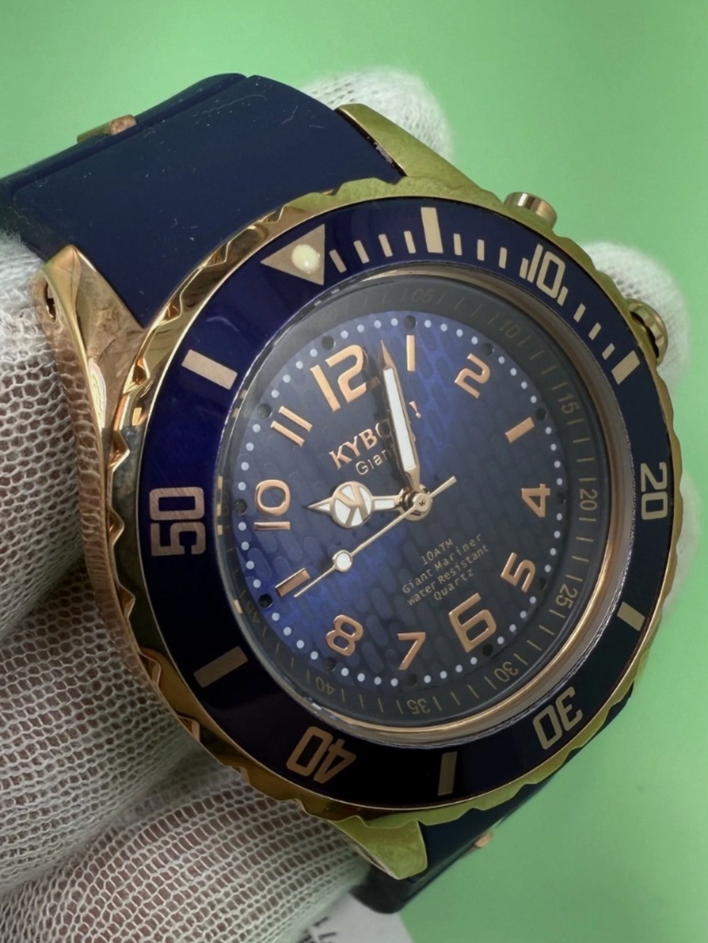 KYBOE! Giant Mariner 40mm Blue 10ATM Quartz Water Resistance Watch RG.40-002
